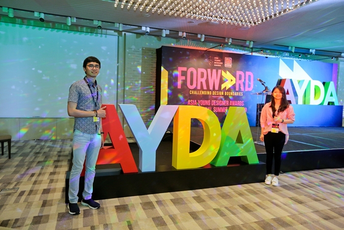 Daniel dan Silvia mewakili Indonesia pada ajang kompetisi Asia Young Designer Summit 2018 di Singapura