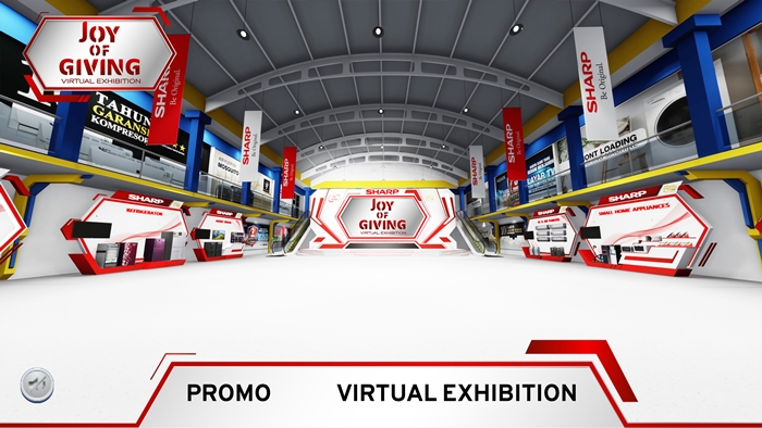 aPanggung Utama Sharp Virtual Exhibition