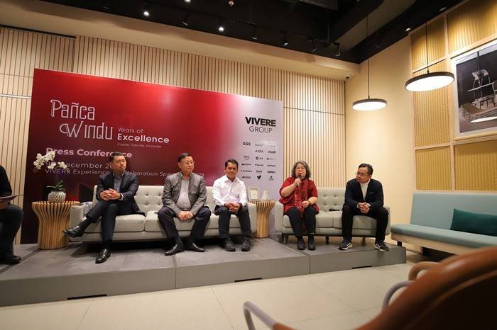 Press Conference Panca Windu Years Of Excellence Vivere Group